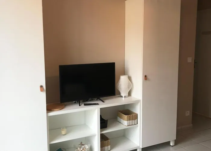 아파트 34 M2 - 300m De La - 4 Pers - Piscine - Parking Prive 나르본플라제